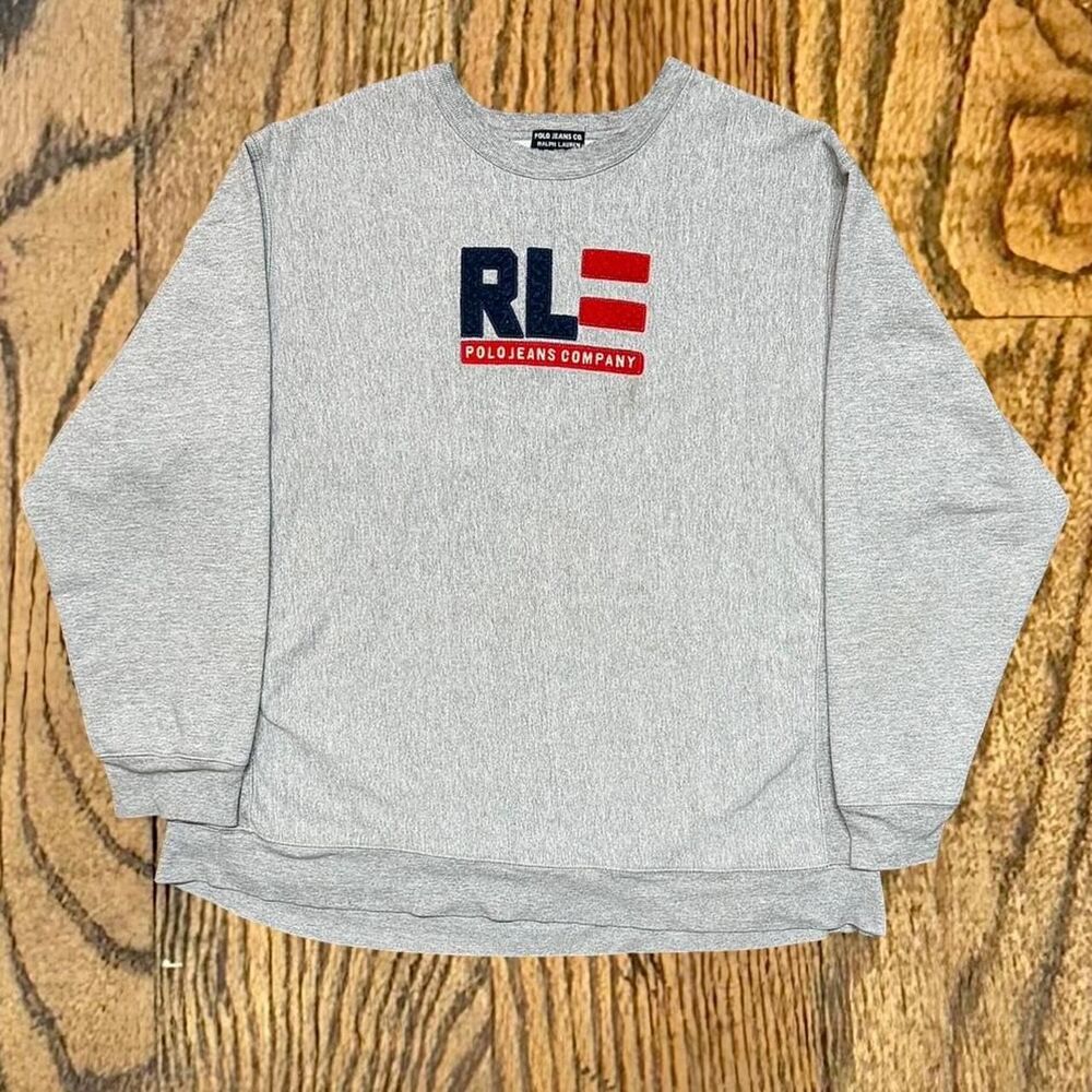 Vintage 90’s Ralph Lauren Polo Jeans Co Embroidered Crewneck Sweatshirt